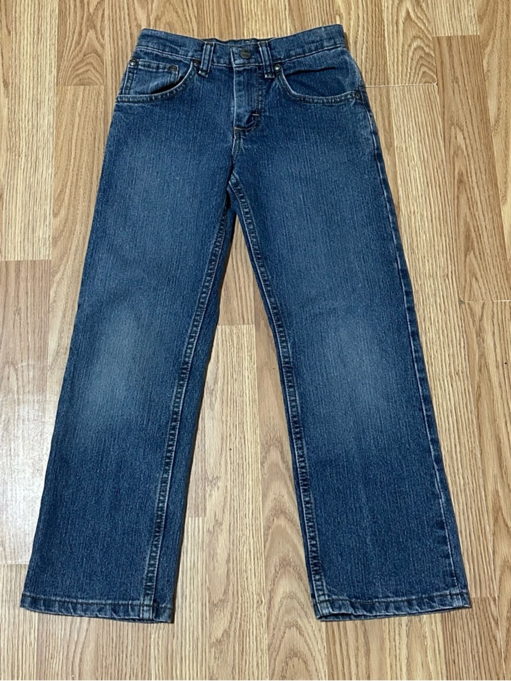 Lee Premium Select Jeans -Size 7X Regular - Straight Leg w/Snap Button Closure